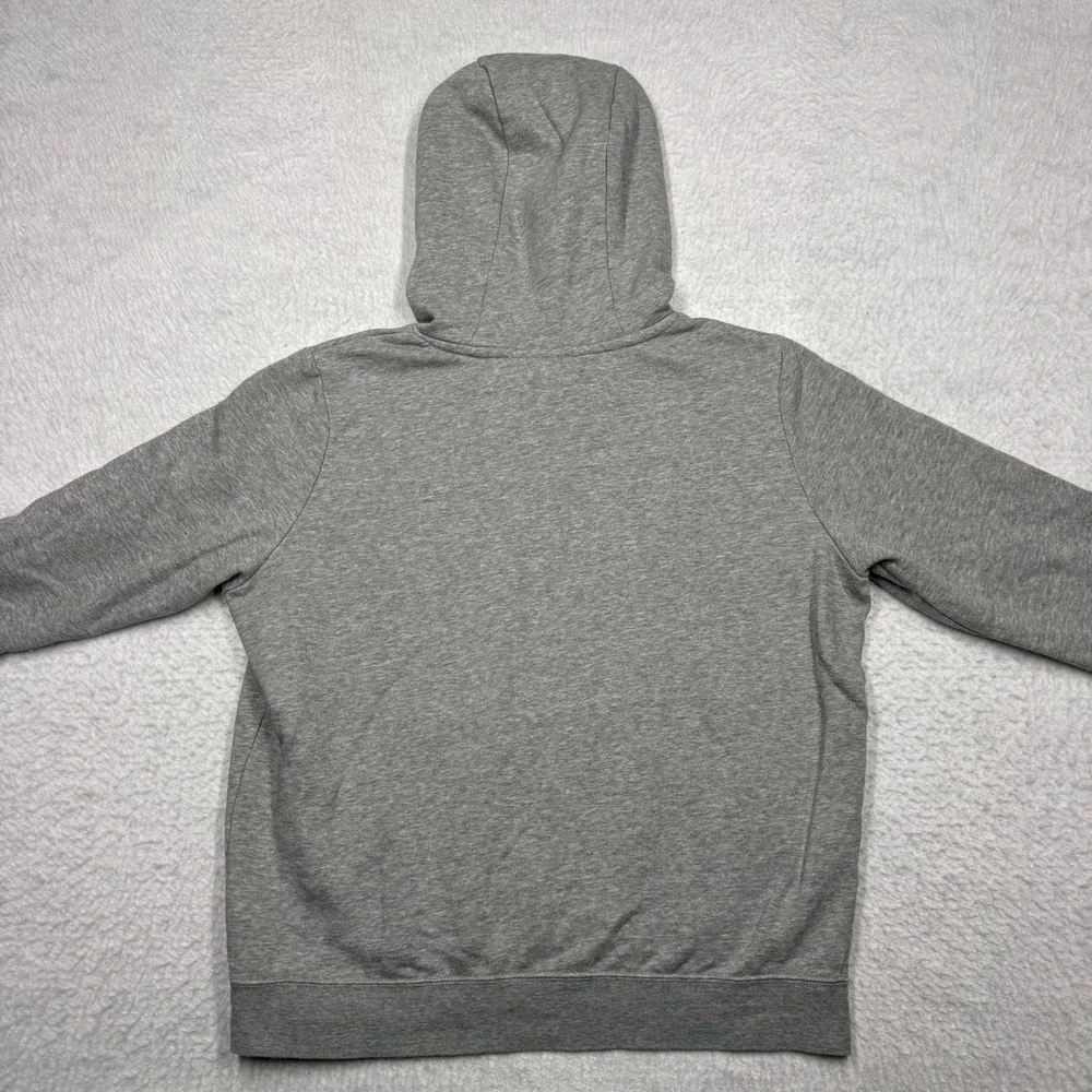 Nike Sportswear Club Fleece Pullover Hoodie Gray Logo DQ5793-010 Women's Size M - Picture 8 of 9